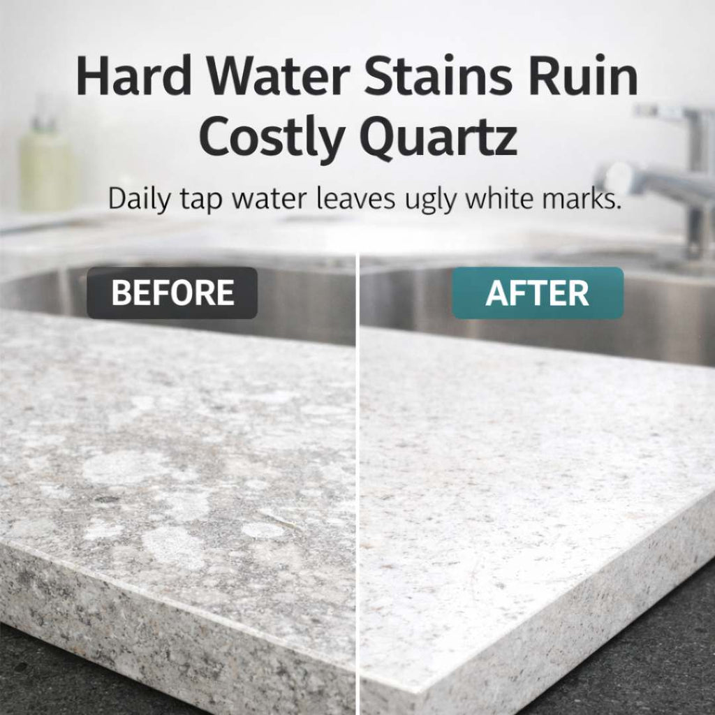 Anti-Stain Quartz Sealer – Hard Water & Oil Protection
