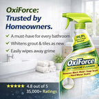 OxiForce Bathroom Cleaner - Shower, Tub & Tile Shine Every Corner Buy 1 Get 1 Free