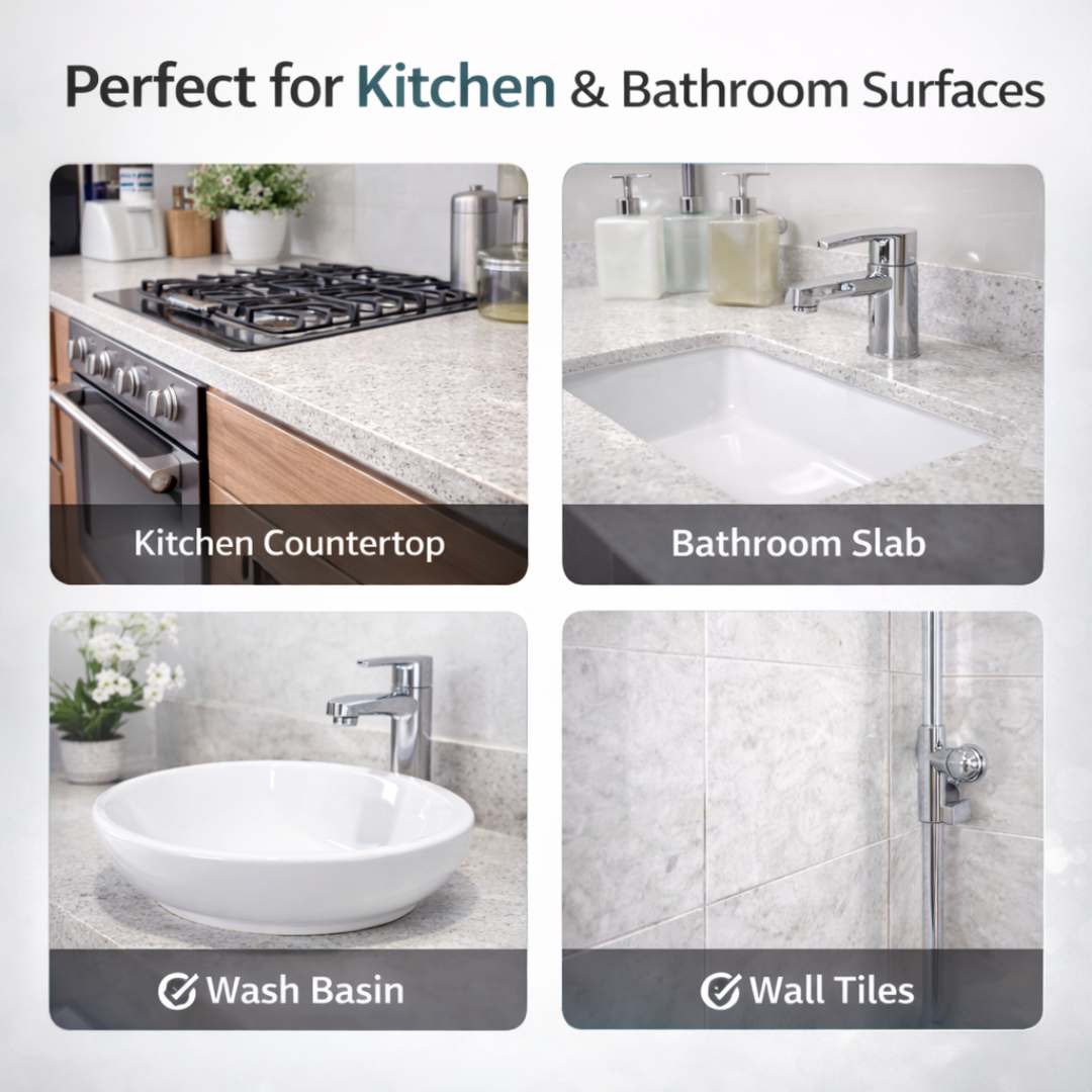 Anti-Stain Quartz Sealer – Hard Water & Oil Protection