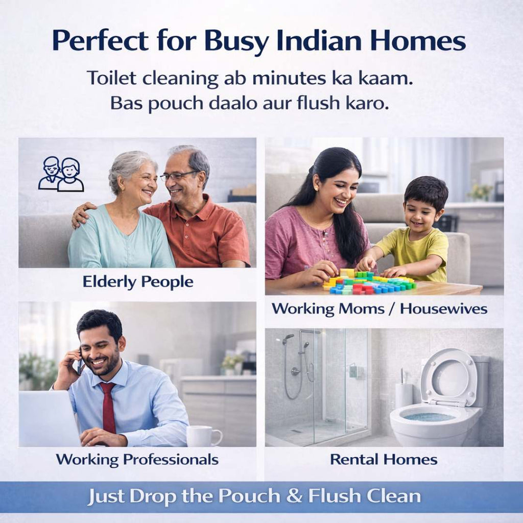 Scrubbing Bubbles Easy-Clean Foaming Pouches - The Self-Scrubbing "Drop & Flush" Solution