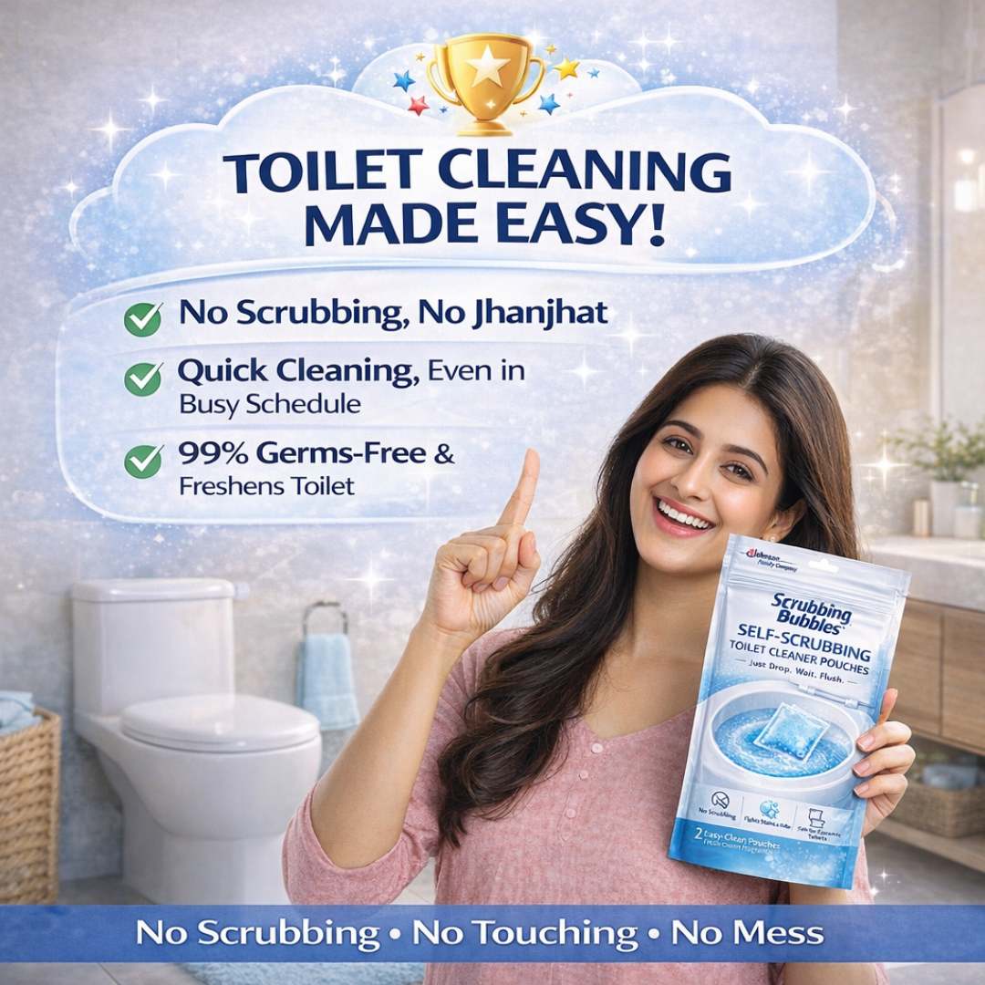 Scrubbing Bubbles Easy-Clean Foaming Pouches - The Self-Scrubbing "Drop & Flush" Solution